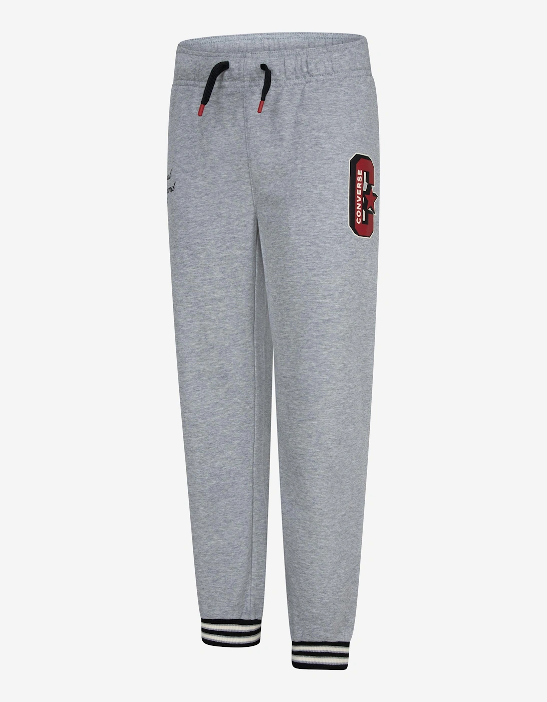 Boys Retro Varsity Joggers in Grey, 5 of 4