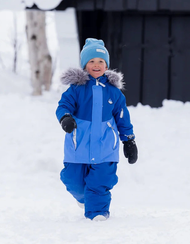 Boys Reef The Shark Parka Ski Jacket in Blue