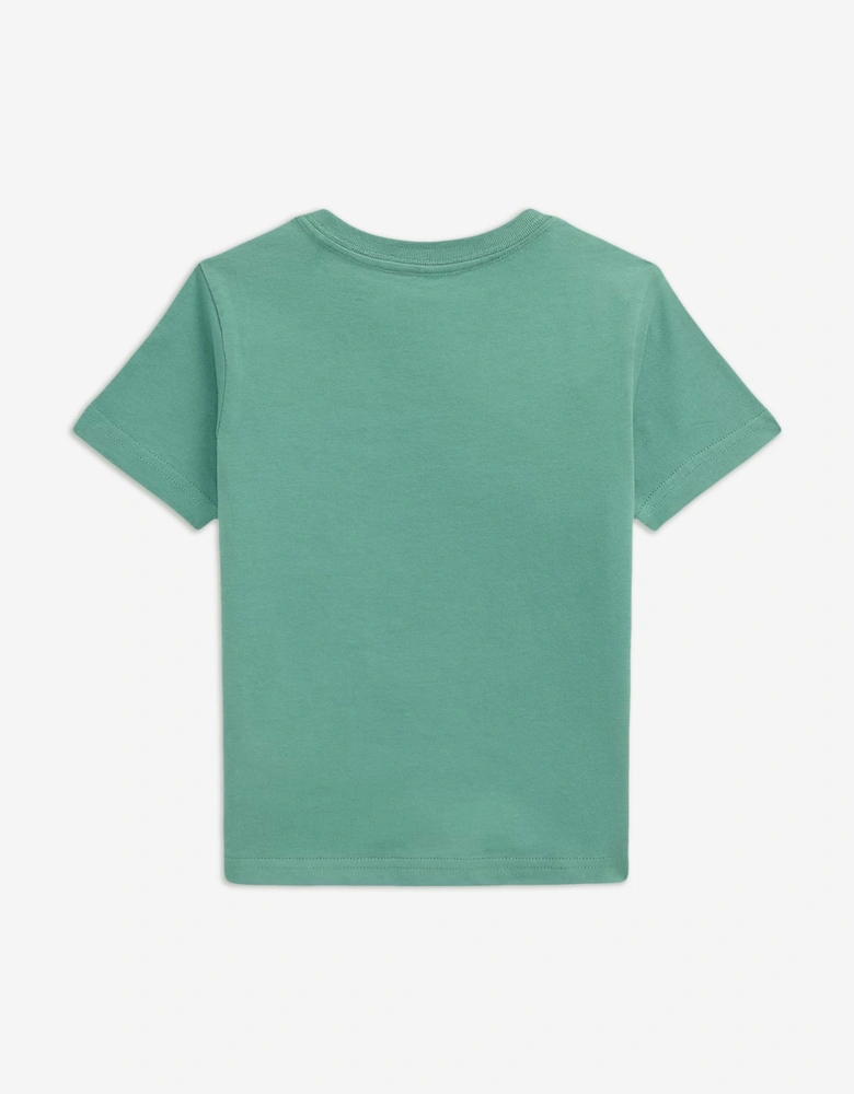Boys Polo Bear T-Shirt in Green