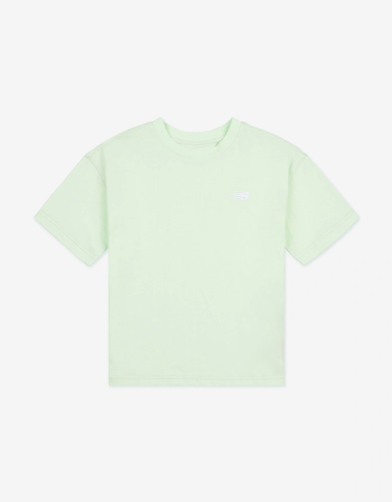Girls Small Logo Jersey T-Shirt in Green
