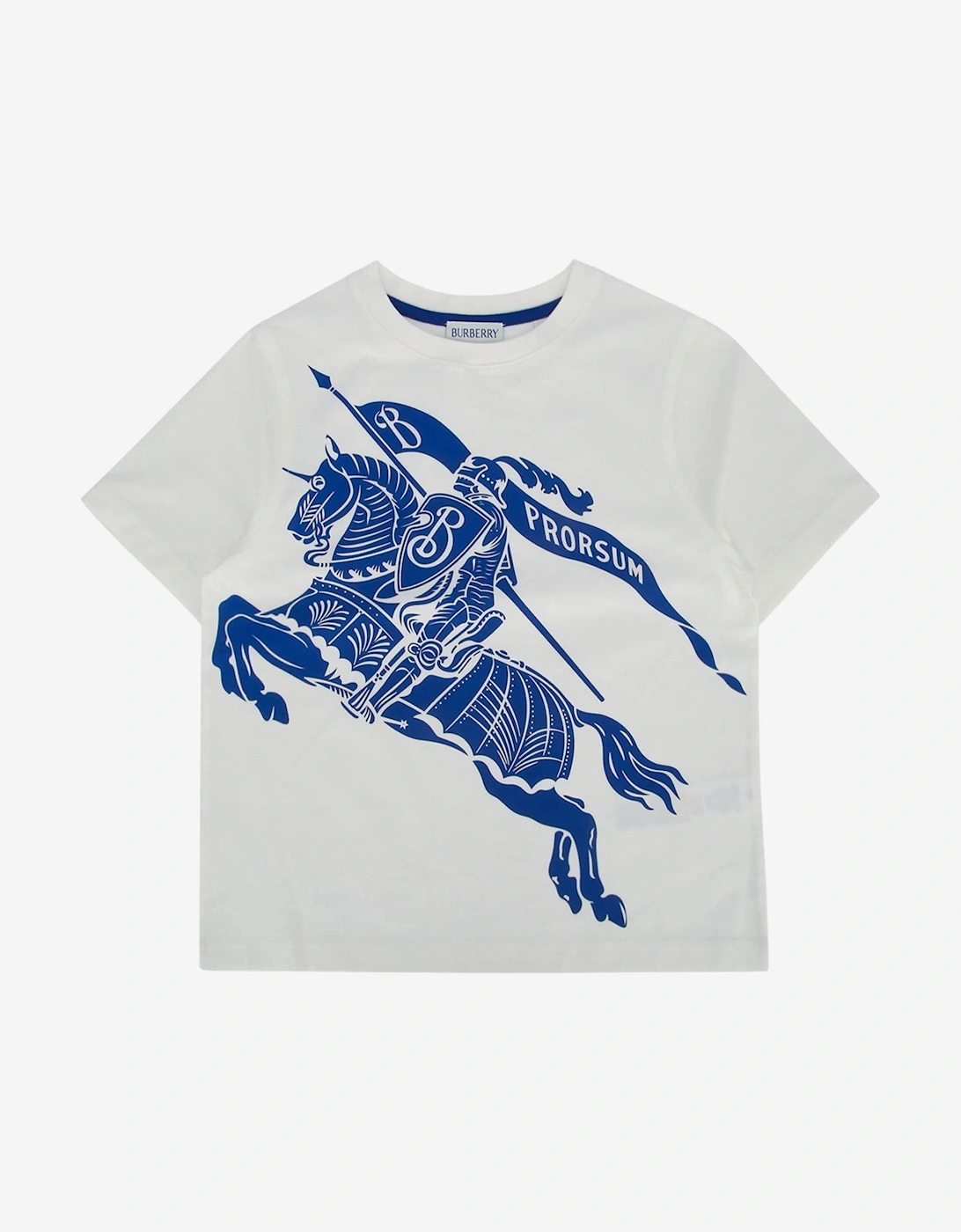 Burberry Burberry Kids Cedar Knight T-Shirt in White