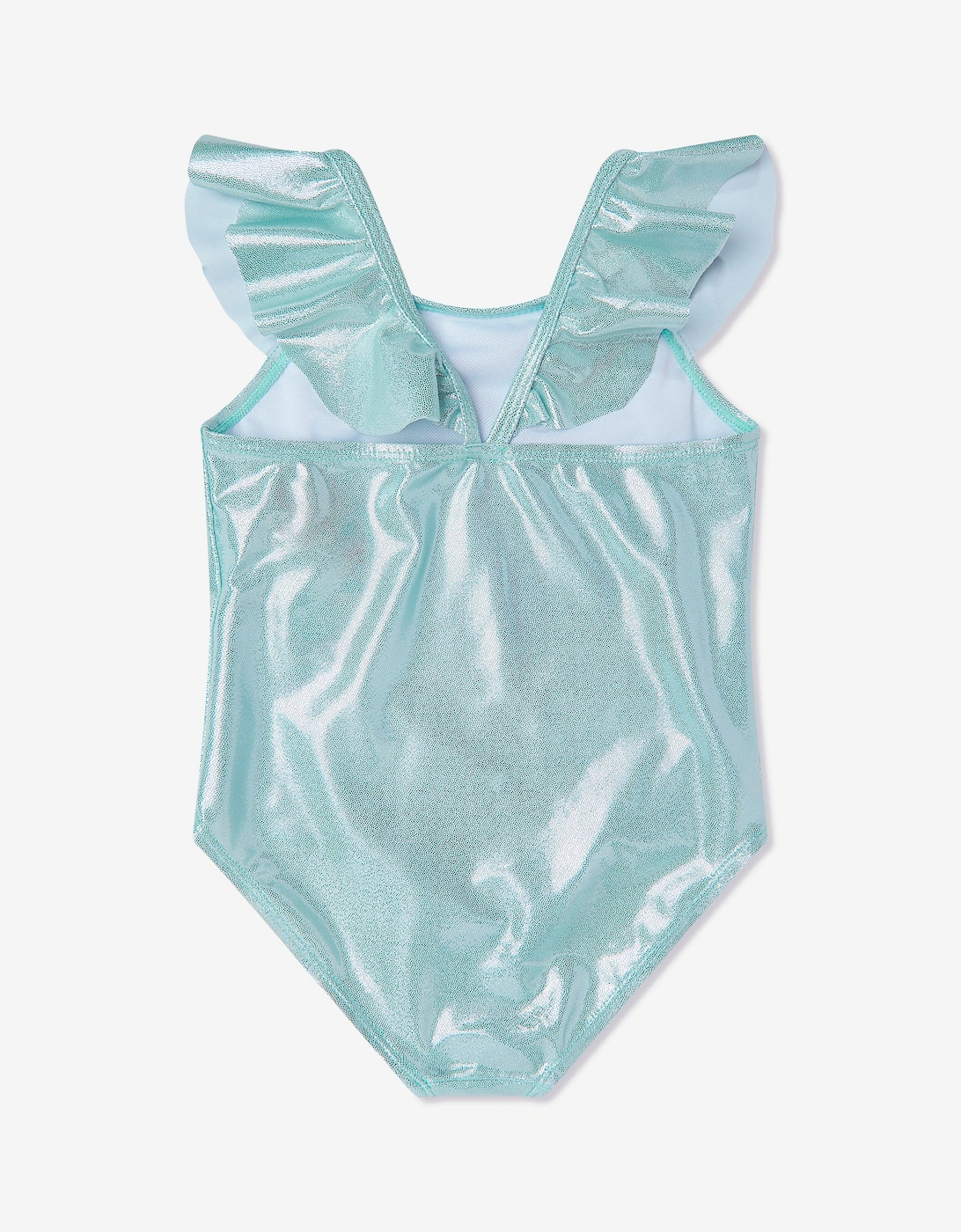 Girls Seashell Swimsuit in Green (UPF50+)