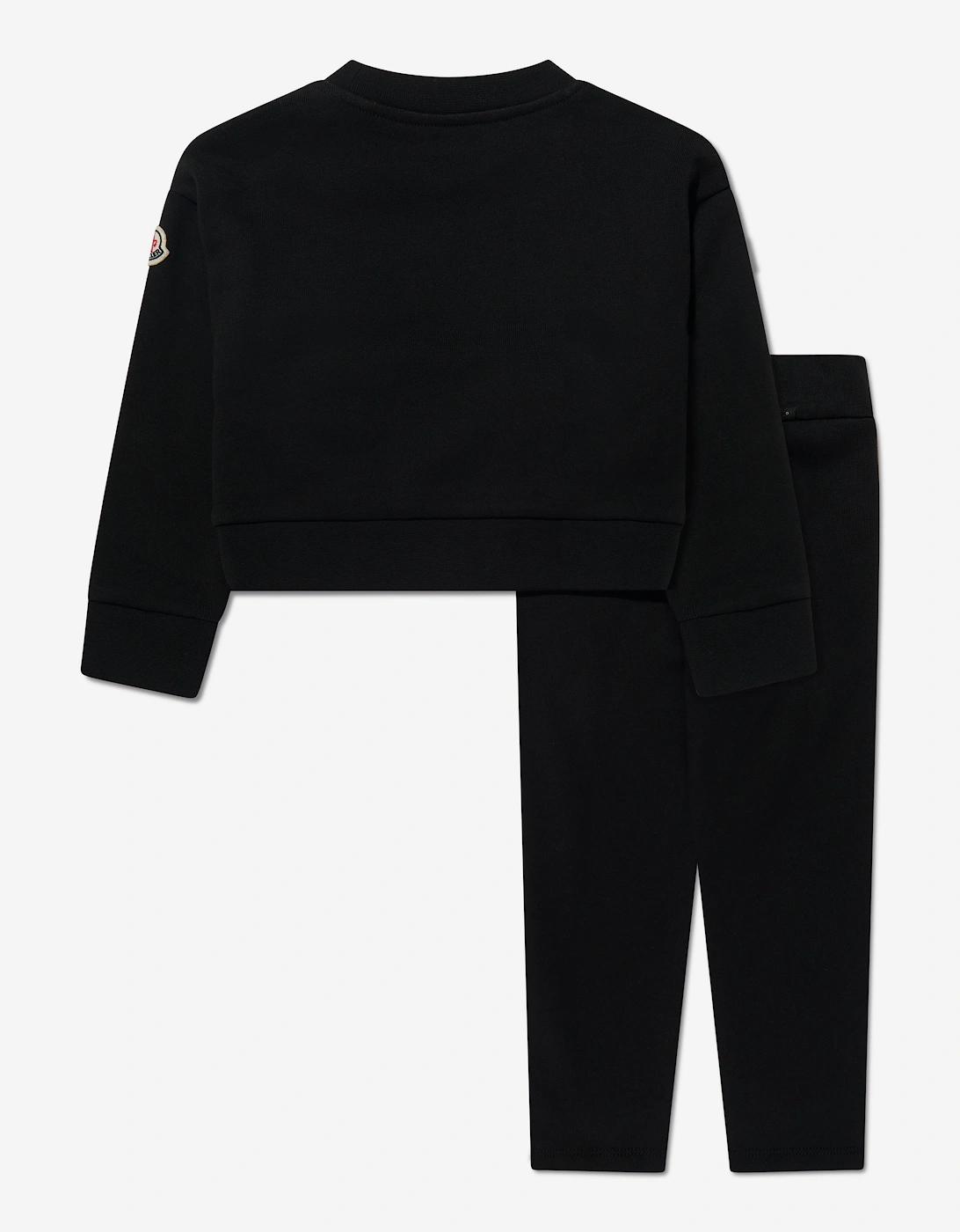 Enfant Girls Sweatshirt And Leggings Set in Black