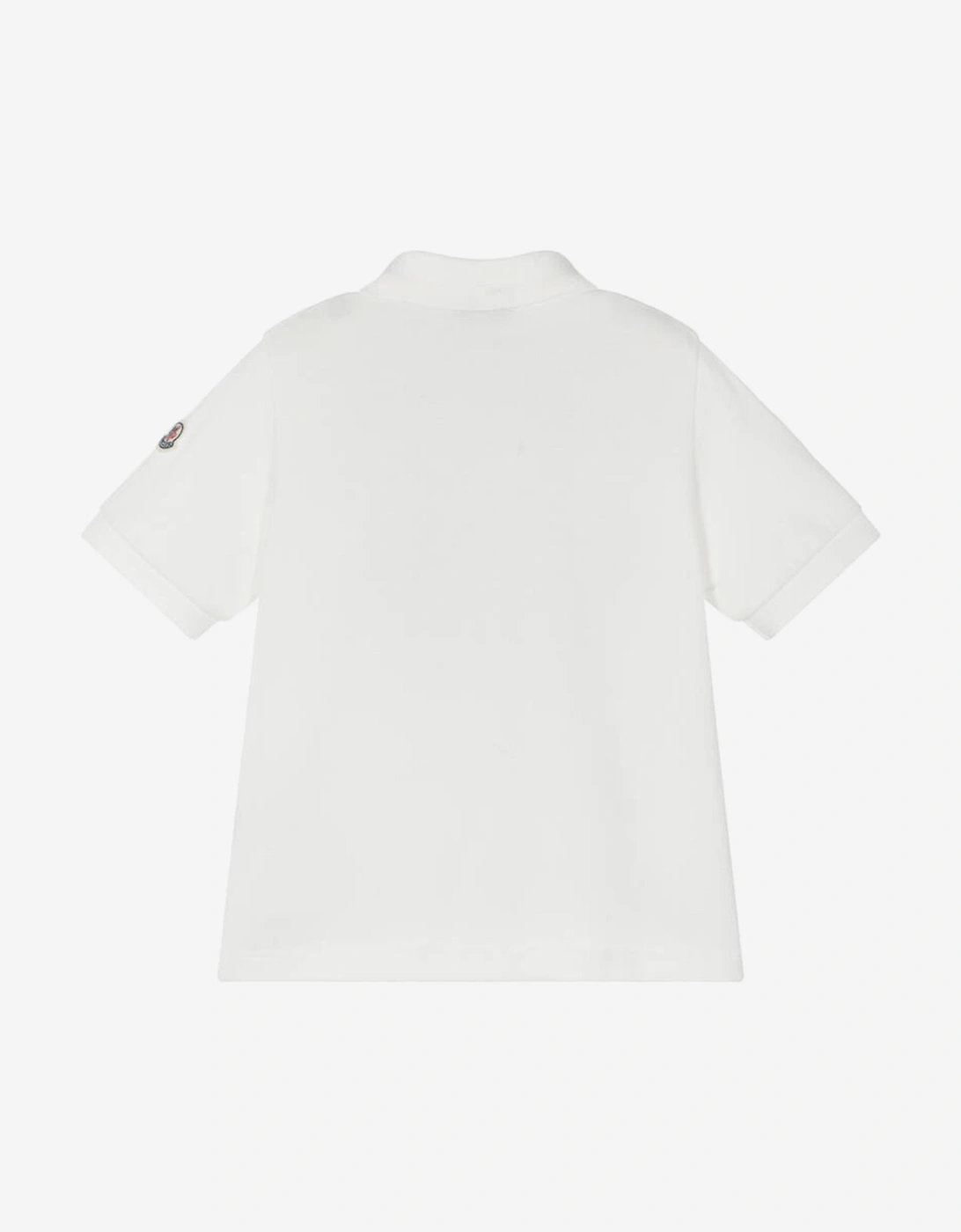 Enfant Boys Logo Polo Shirt in White