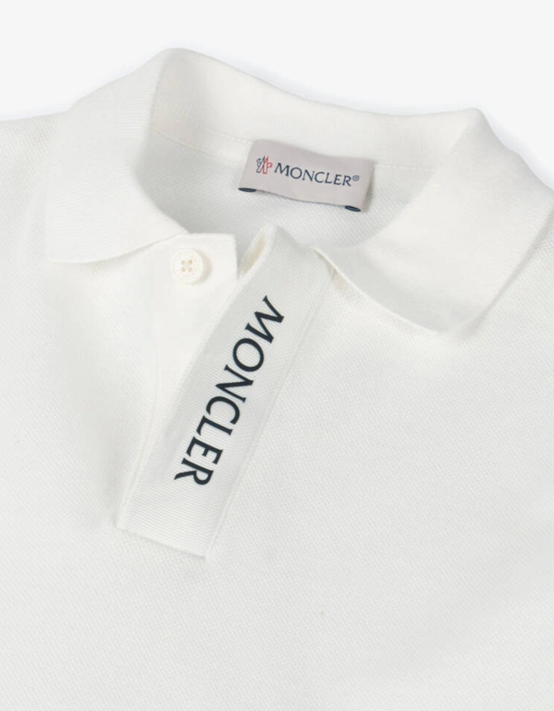 Enfant Boys Logo Polo Shirt in White