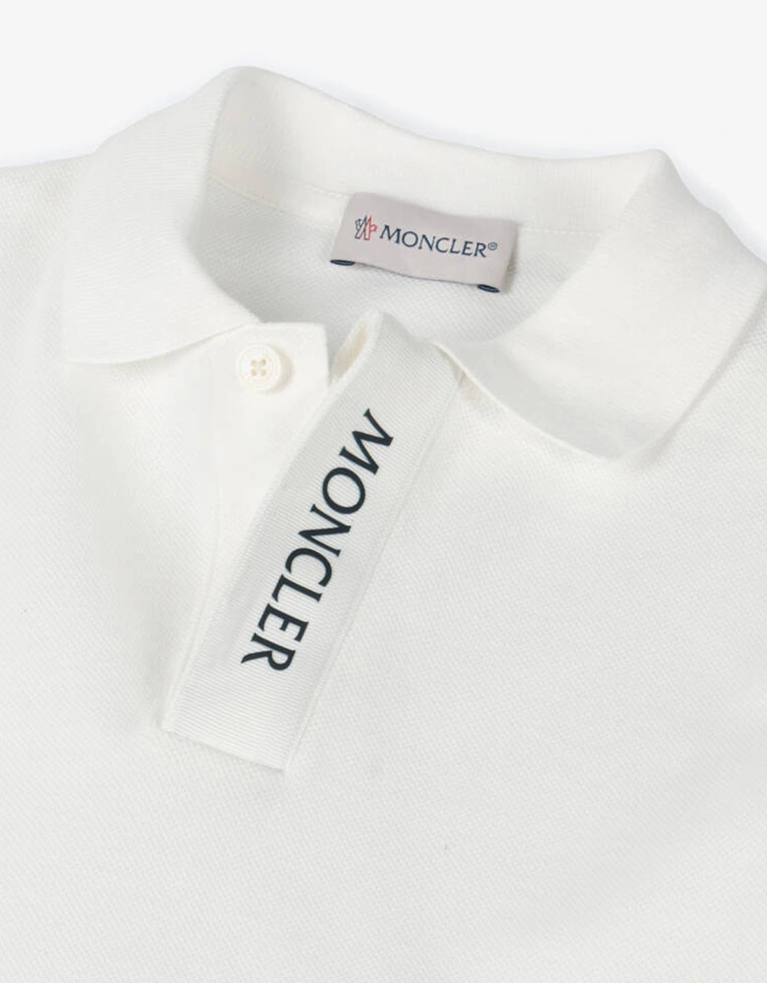Enfant Boys Logo Polo Shirt in White
