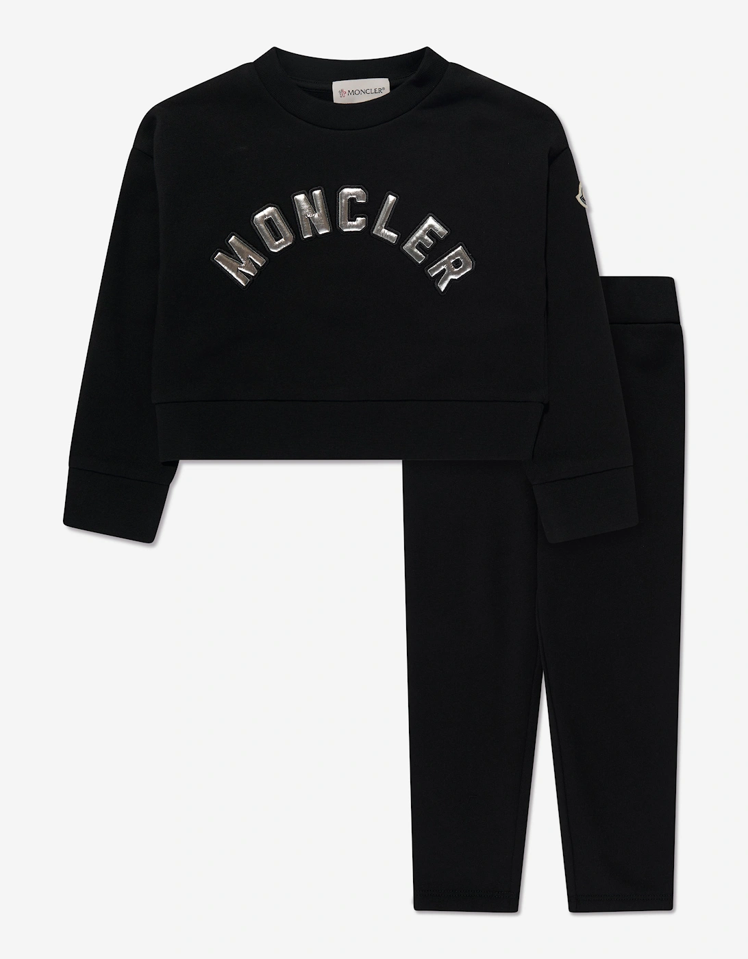 Enfant Girls Sweatshirt And Leggings Set in Black