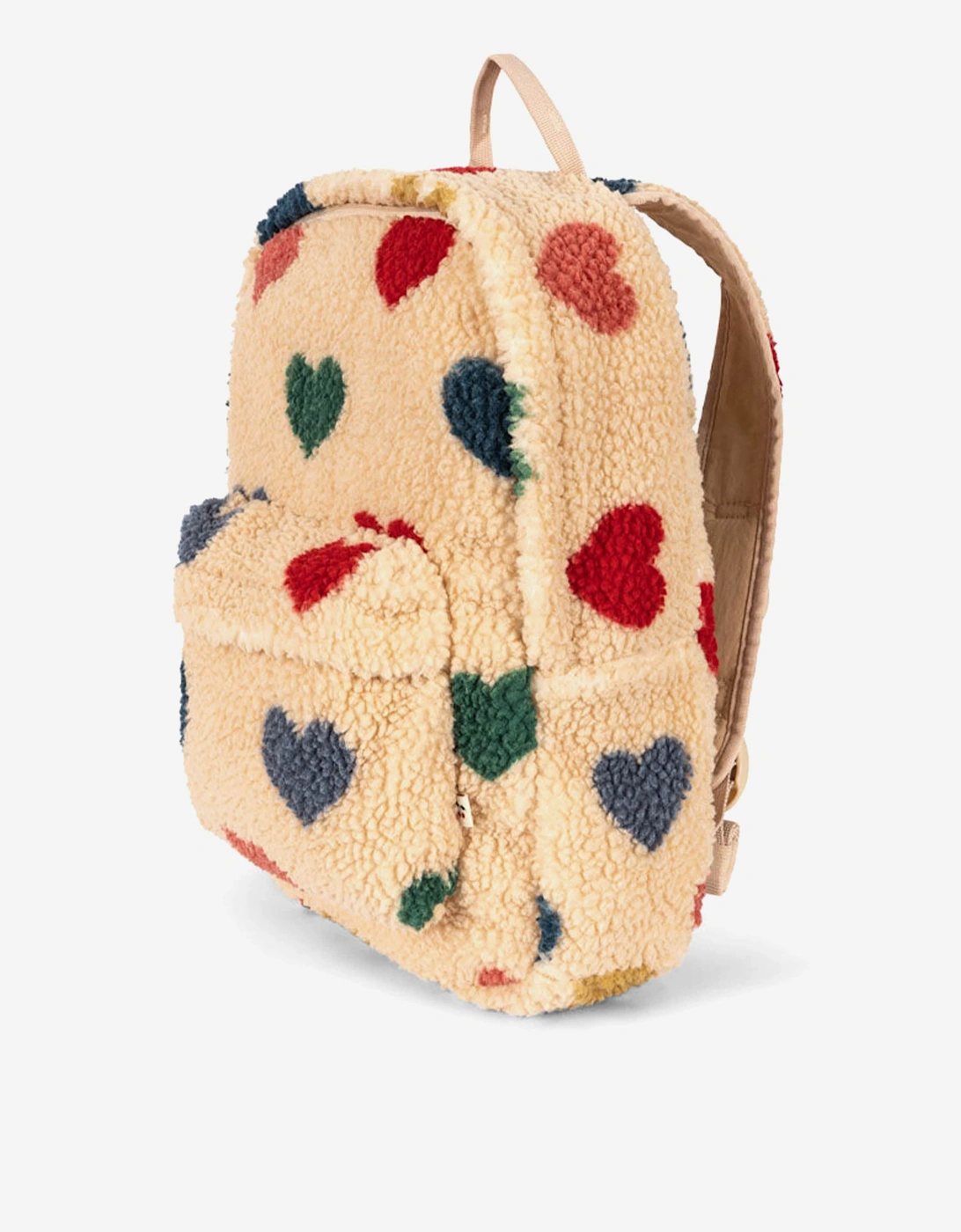 Girls Jody Teddy Backpack in Ivory (34cm)