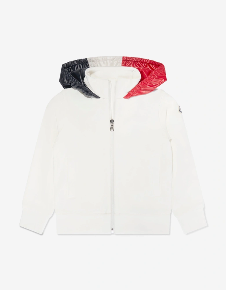 Enfant Boys Zip Up Top in White