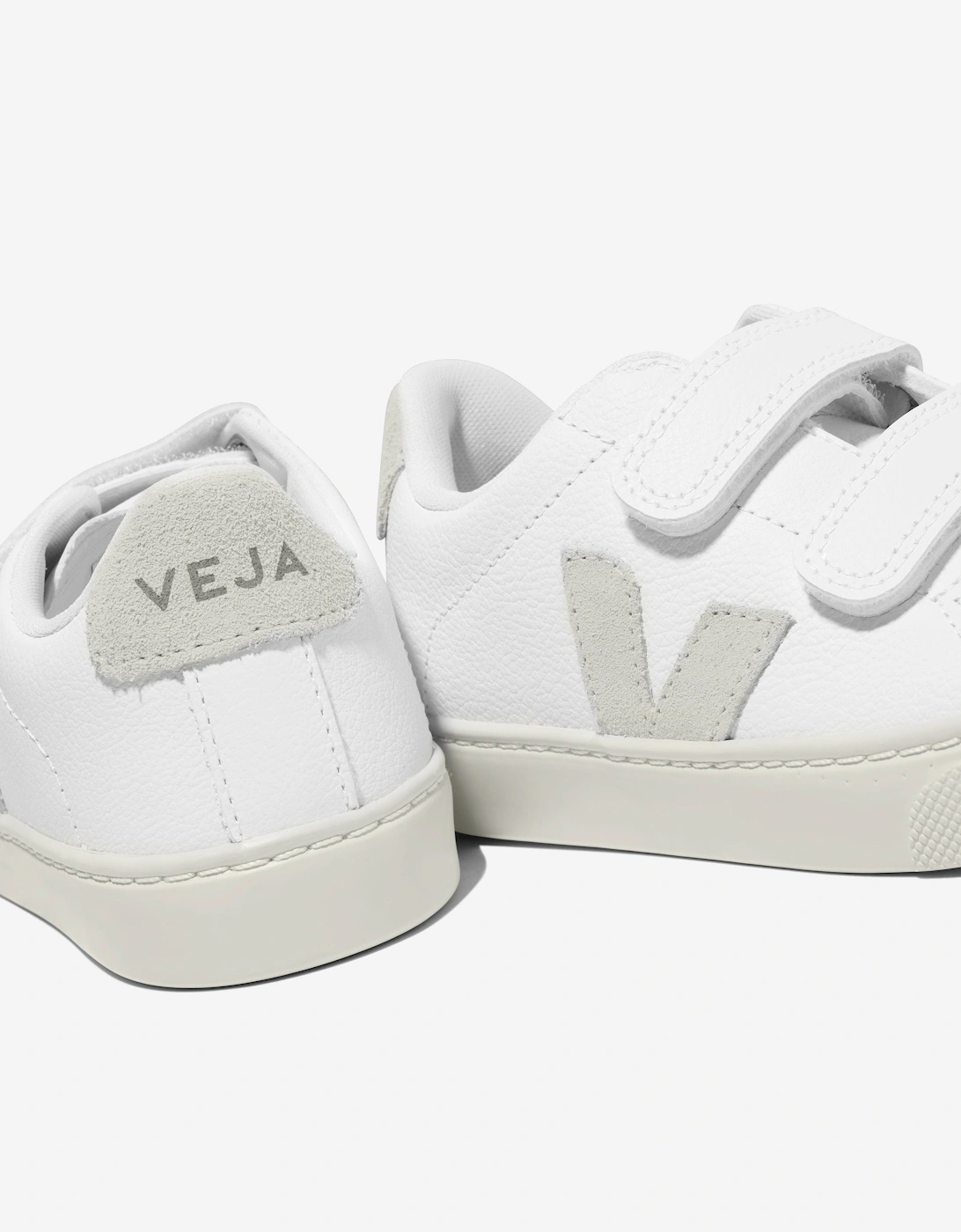 Kids ChromeFree Leather Esplar Trainers in White
