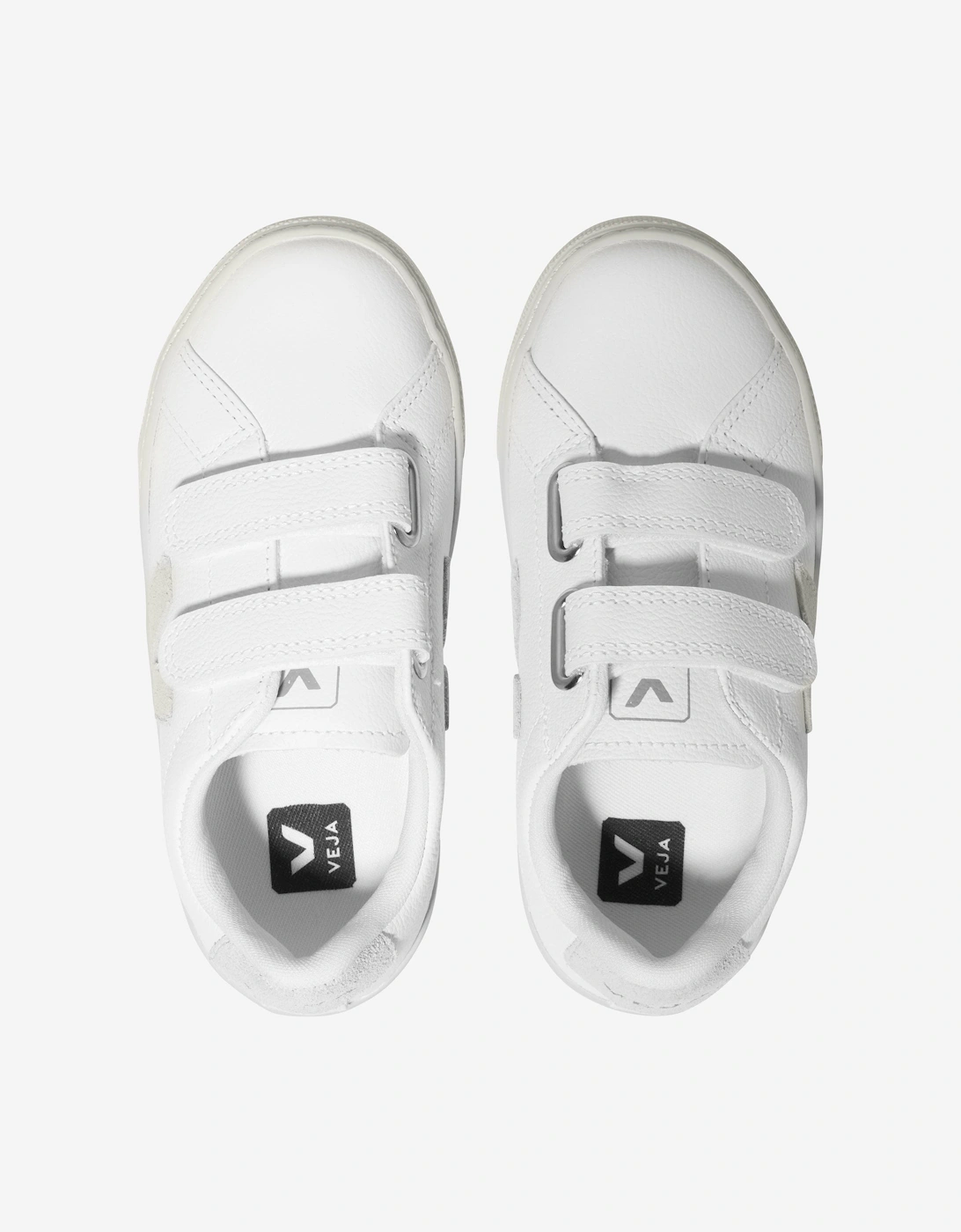 Kids ChromeFree Leather Esplar Trainers in White