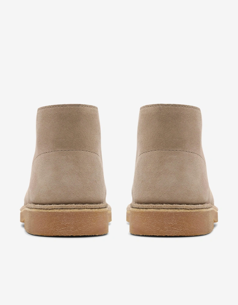 Kids Suede Desert Boots in Beige