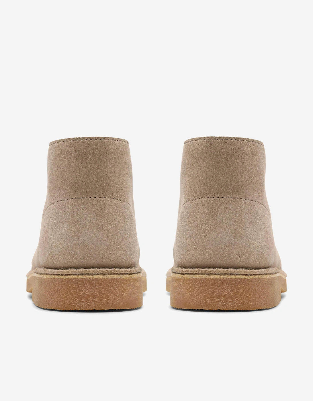 Kids Suede Desert Boots in Beige