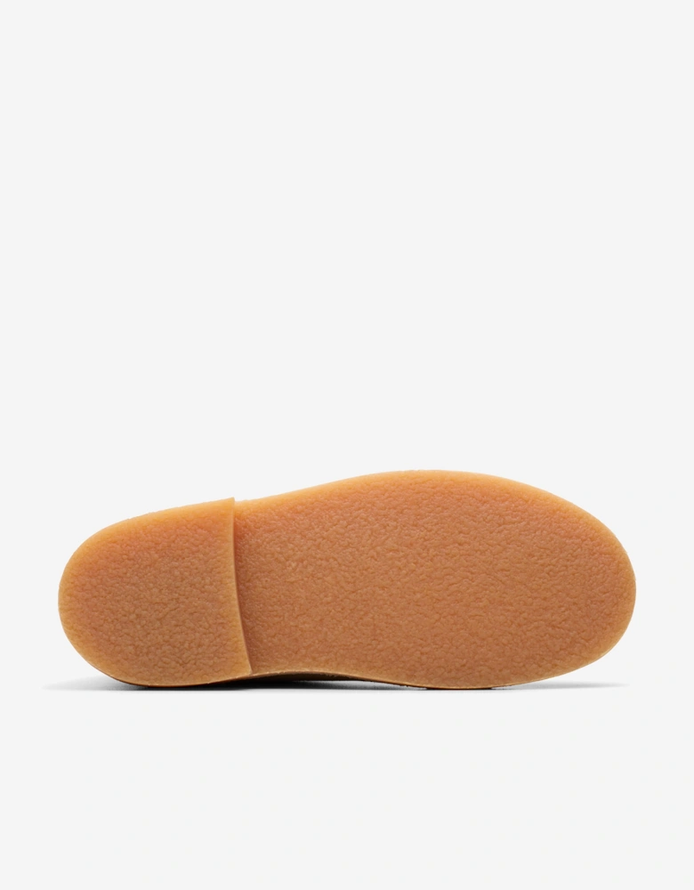 Kids Suede Desert Boots in Beige