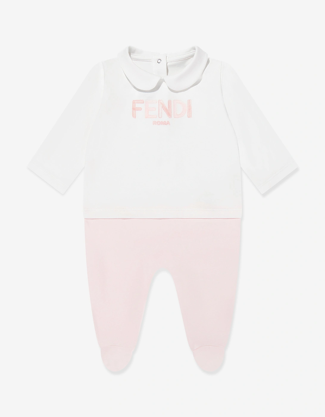 Baby Girls Logo Babygrow Set in Pink