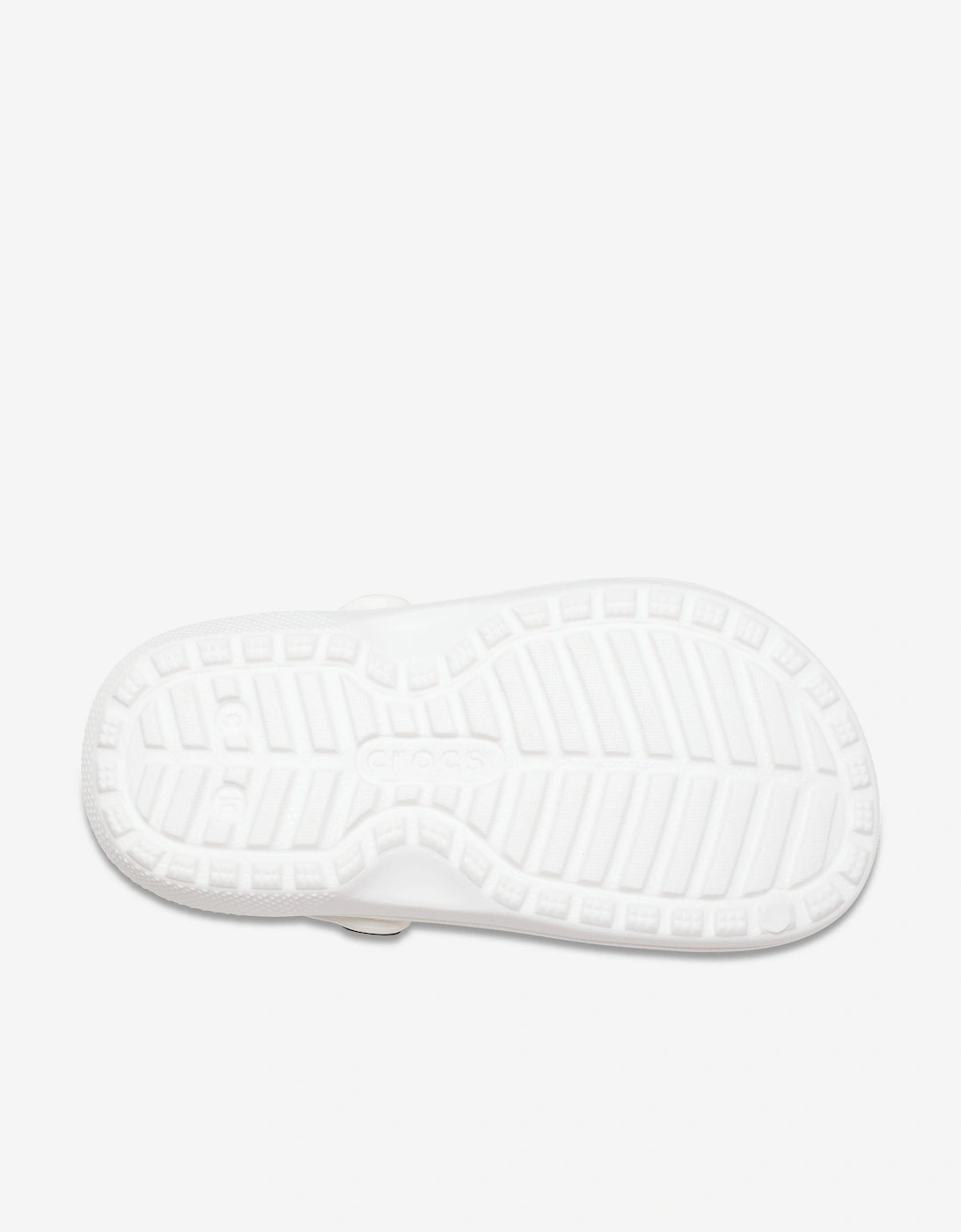 Kids Classic Lined Clog in White