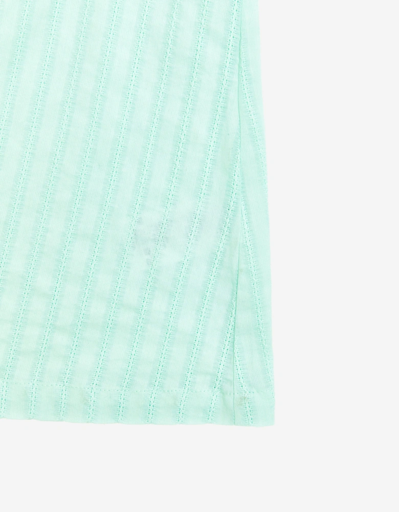 Girls Cotton Summer Dress in Green