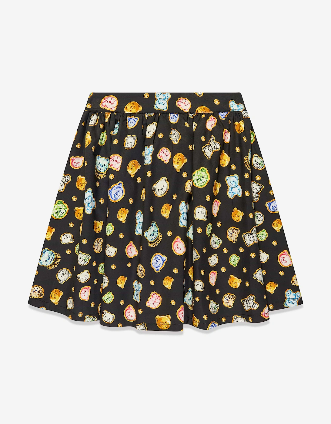 Girls Teddy Bear Gems Skirt in Black, 5 of 4