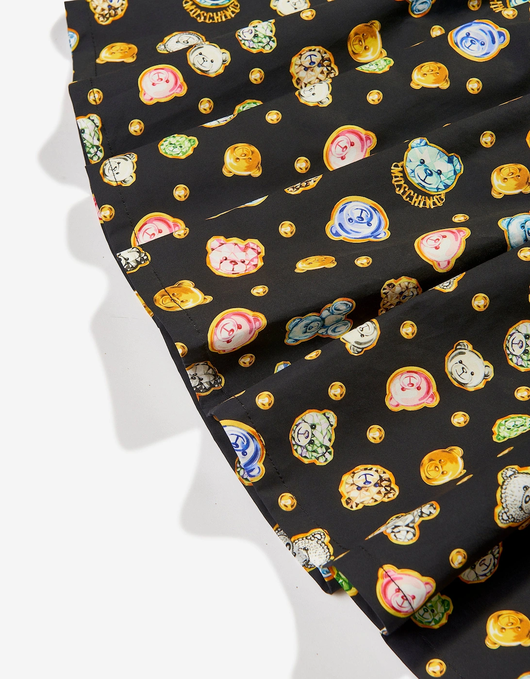 Girls Teddy Bear Gems Skirt in Black