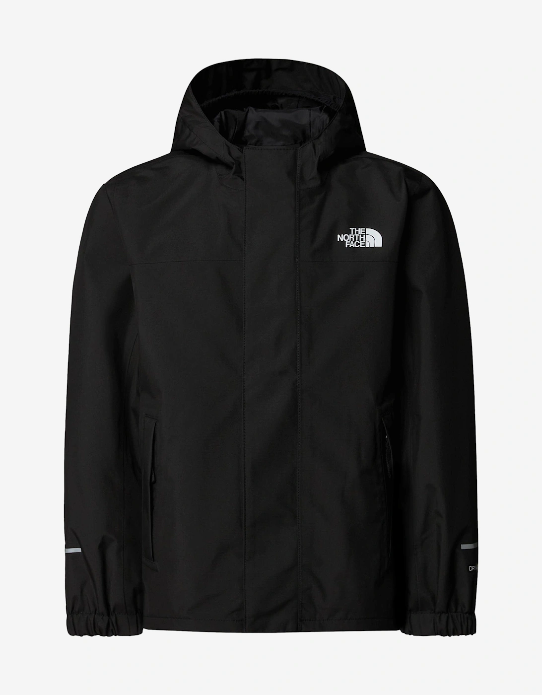 Kids Antora Rain Jacket in Black, 5 of 4