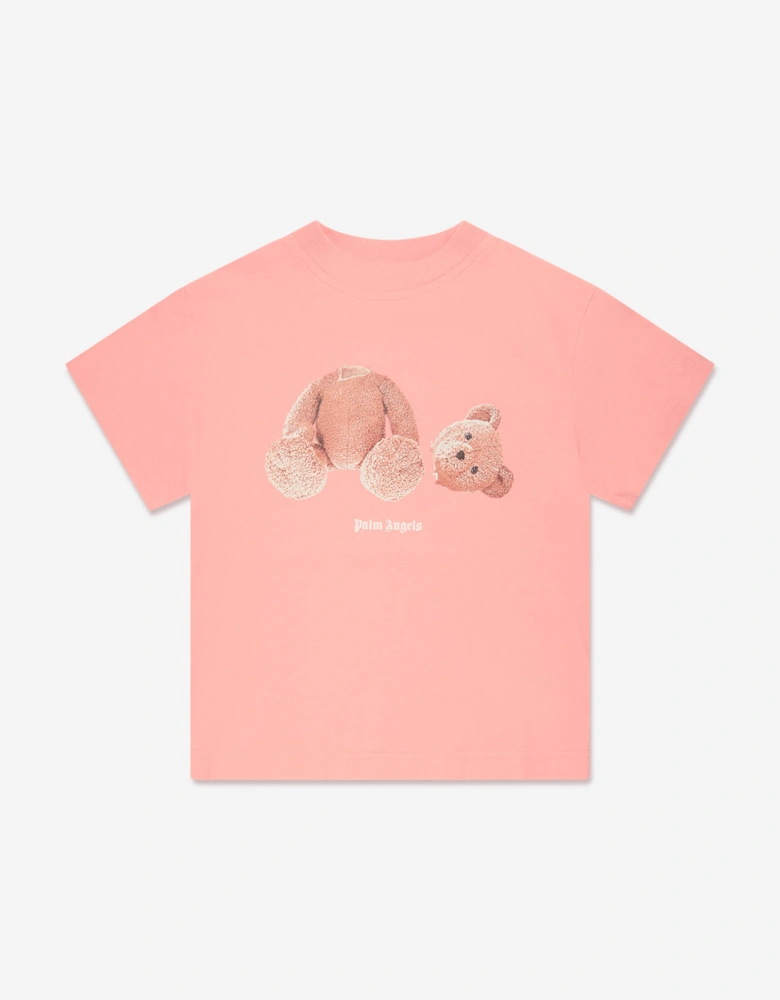 Girls Bear T-Shirt in Pink