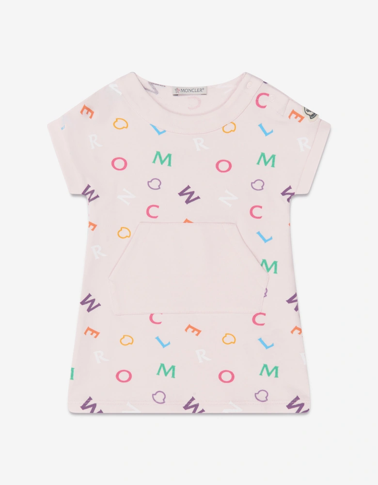 Enfant Baby Girls Logo Dress in Pink
