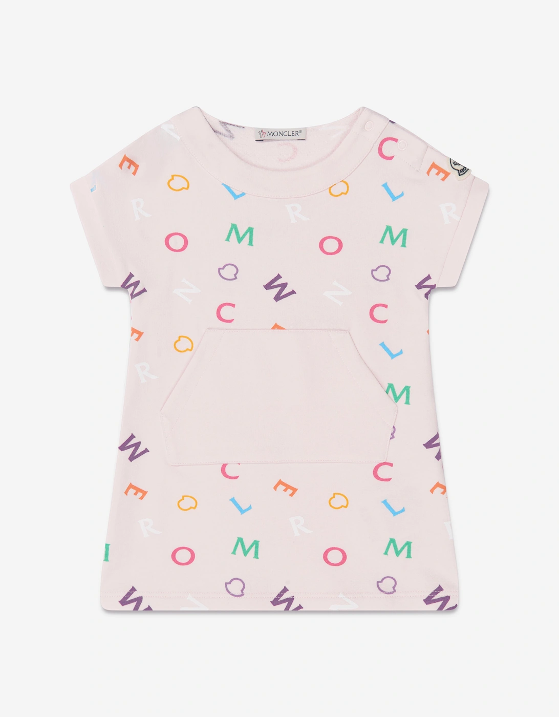 Enfant Baby Girls Logo Dress in Pink, 5 of 4