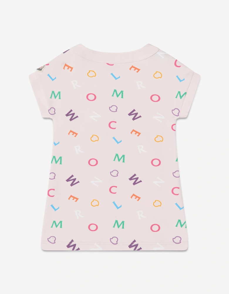 Enfant Baby Girls Logo Dress in Pink