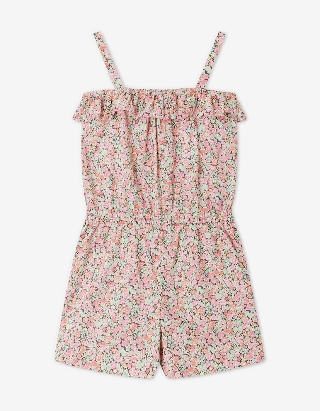 Girls Agrume Floral Playsuit in Multicolour, 4 of 3
