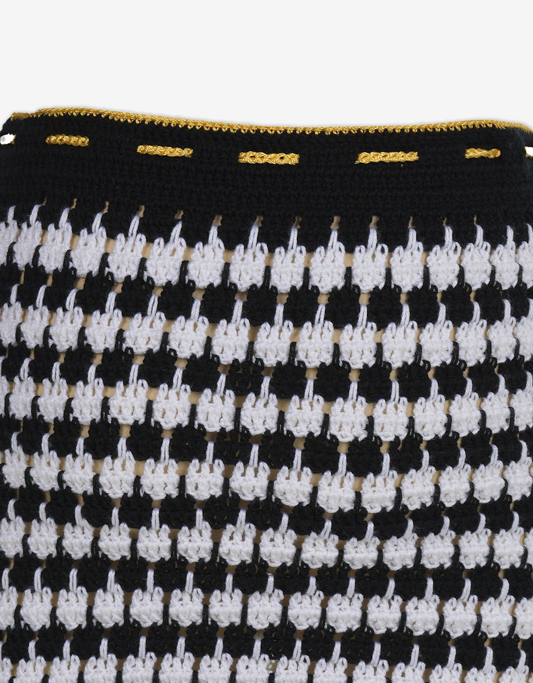 Girls Noyao Skirt in Black