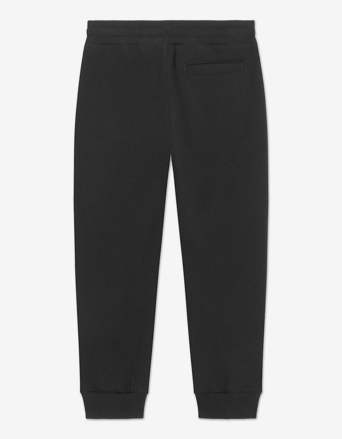 Boys Embossed Logo Joggers in Black