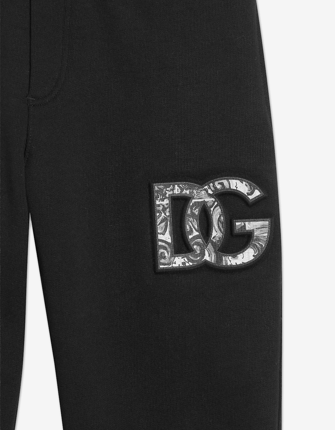 Boys Embossed Logo Joggers in Black