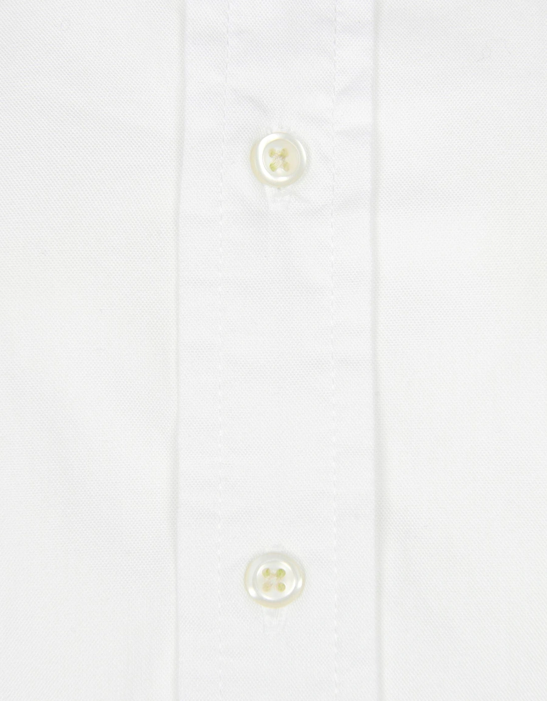 Boys Slim Fit Oxford Shirt in White