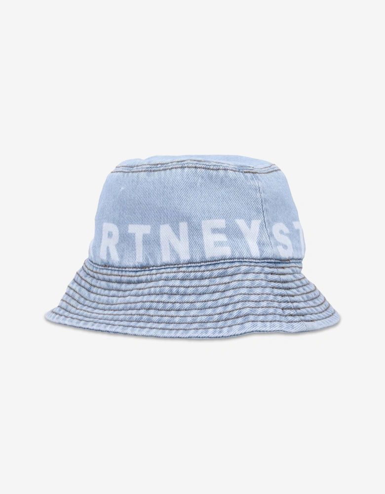 Boys Denim Bucket Hat in Blue