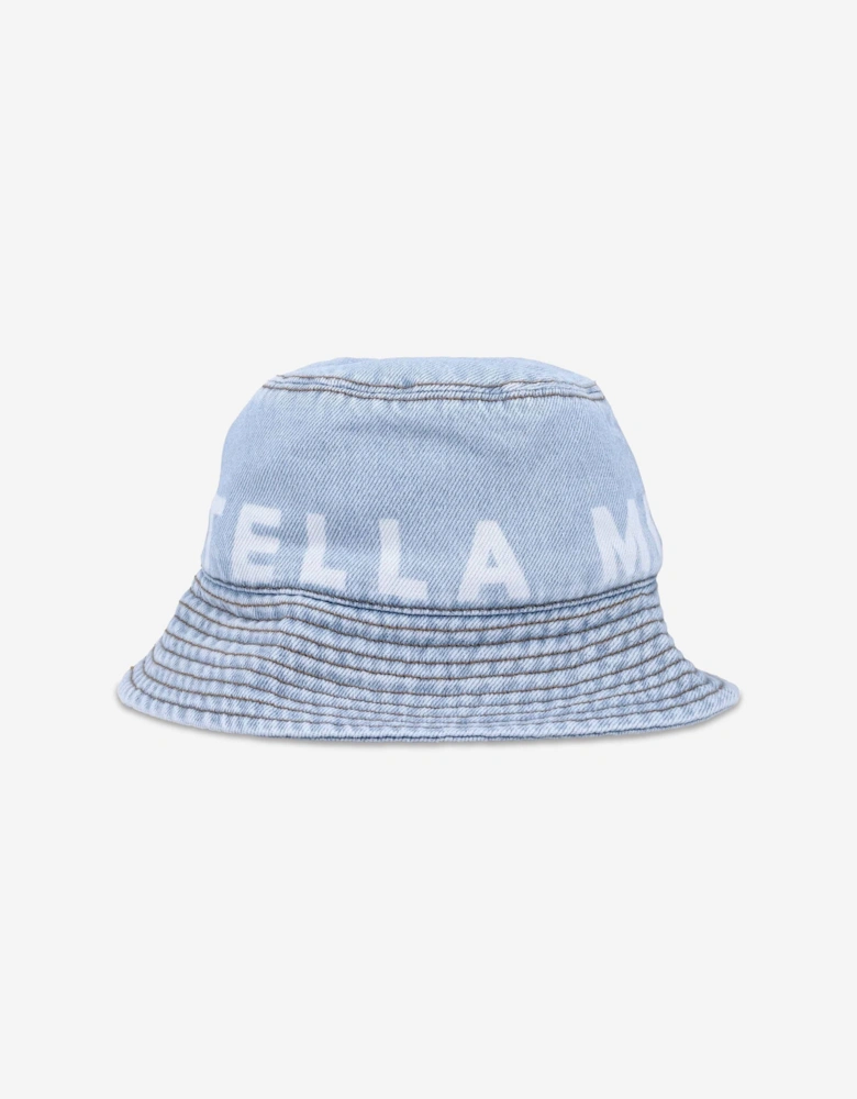 Boys Denim Bucket Hat in Blue