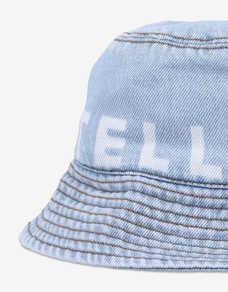 Boys Denim Bucket Hat in Blue