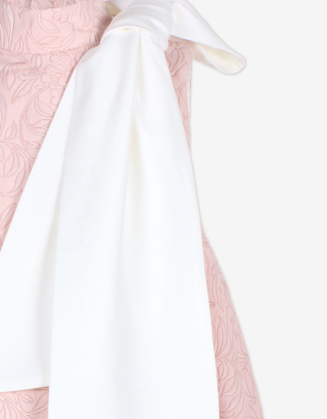 Girls Muffin Jacquard Dress in Pink