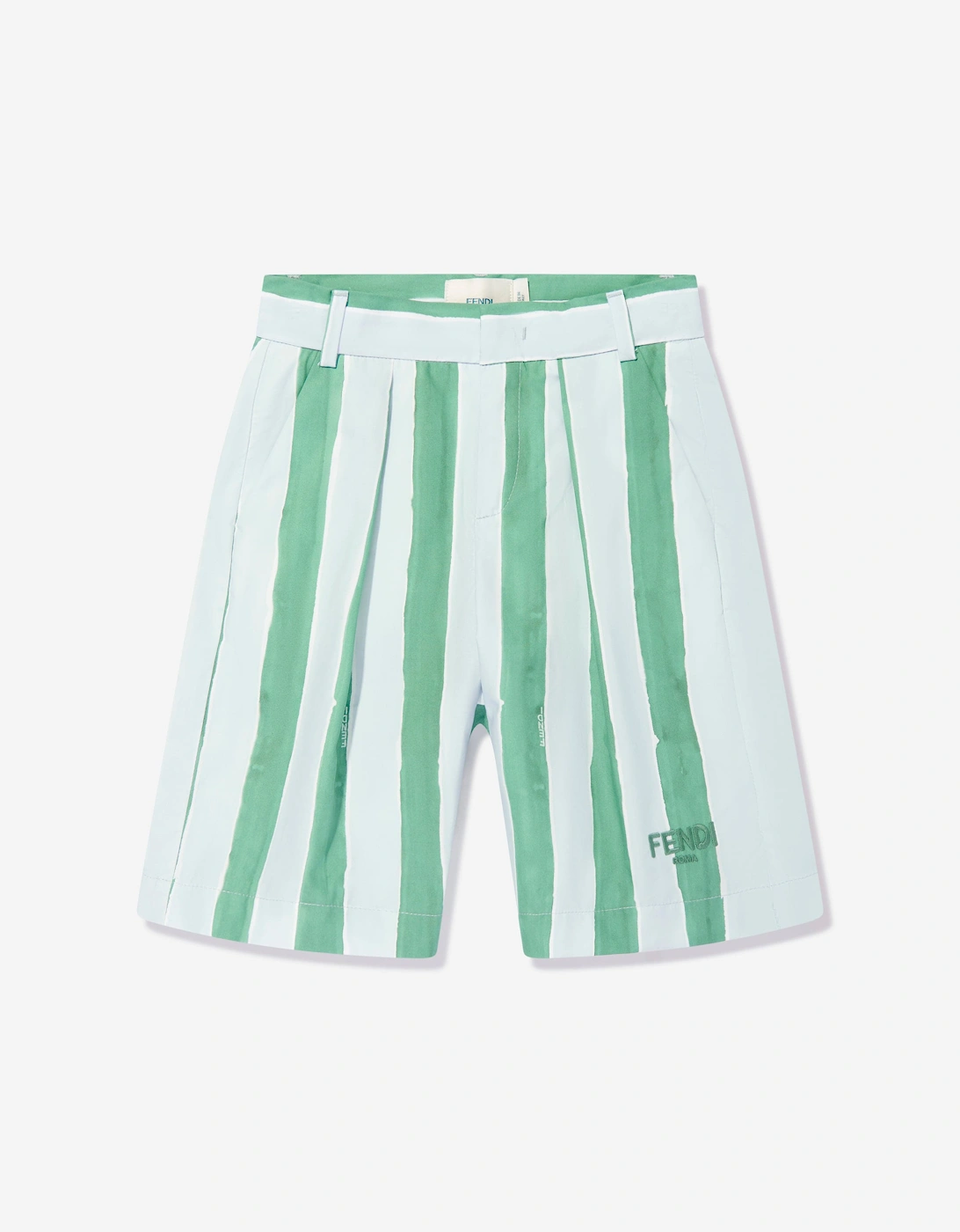 Boys Pequin Print Shorts in Blue, 5 of 4