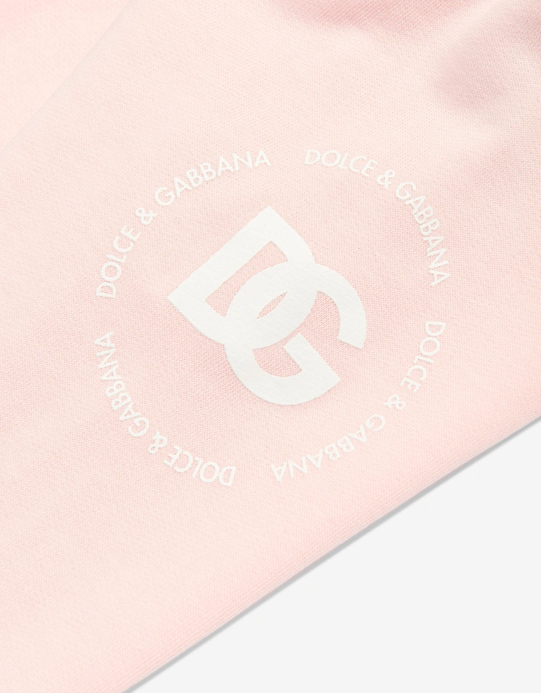 Baby Girls Logomania Joggers in Pink