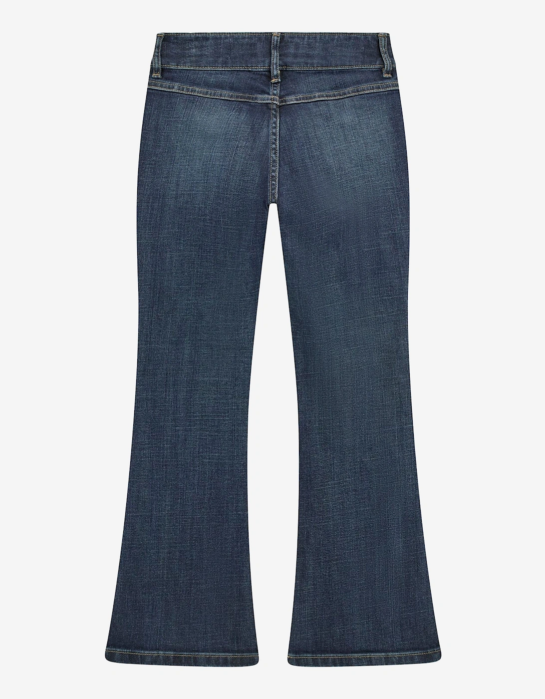 Girls Comfort Denim Bootcut Jeans in Blue