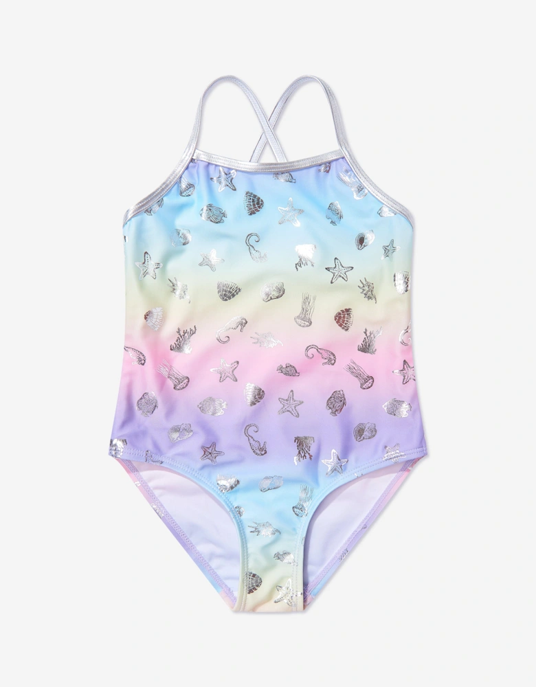 Girls Sealife Swimsuit in Multicolour (UPF50+)