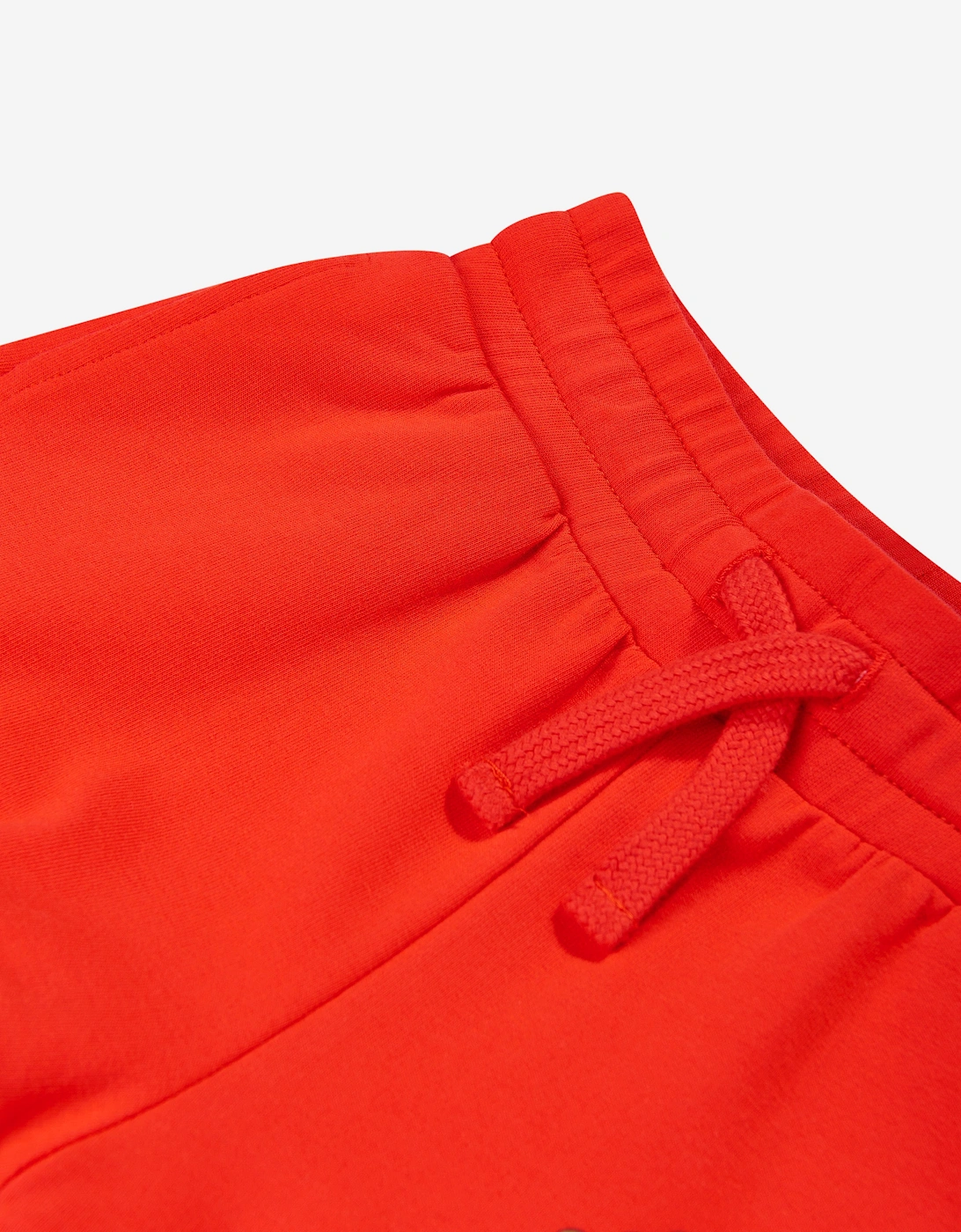 Girls Teddy Logo Shorts in Red