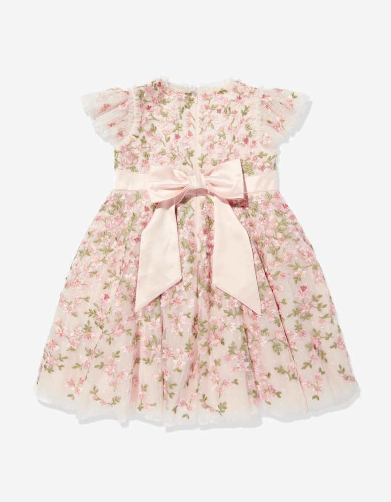Girls Everett Bloom Dress in Pink