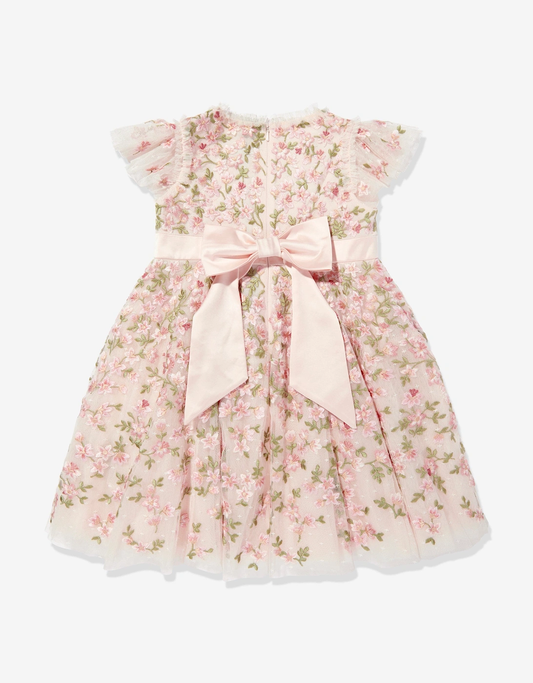 Girls Everett Bloom Dress in Pink