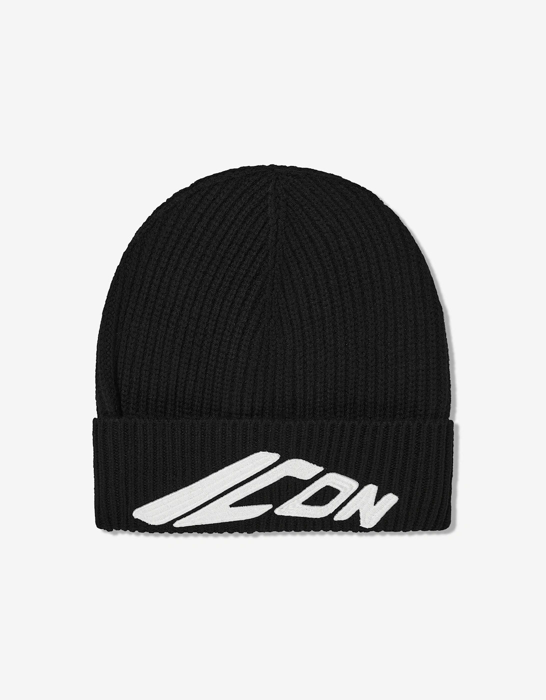 Kids Icon Beanie Hat in Black, 5 of 4