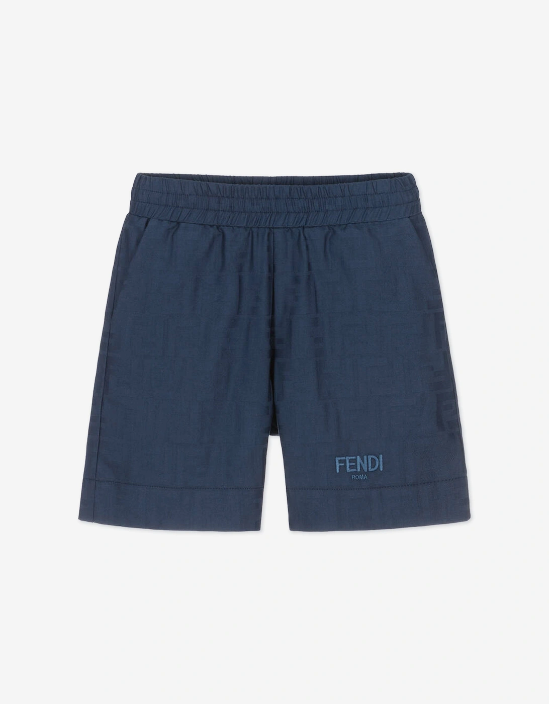 Boys FF Jacquard Shorts in Navy, 5 of 4