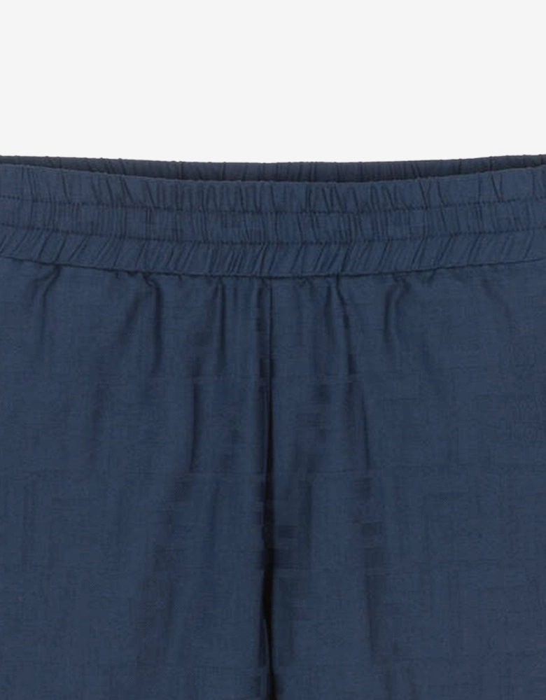 Boys FF Jacquard Shorts in Navy