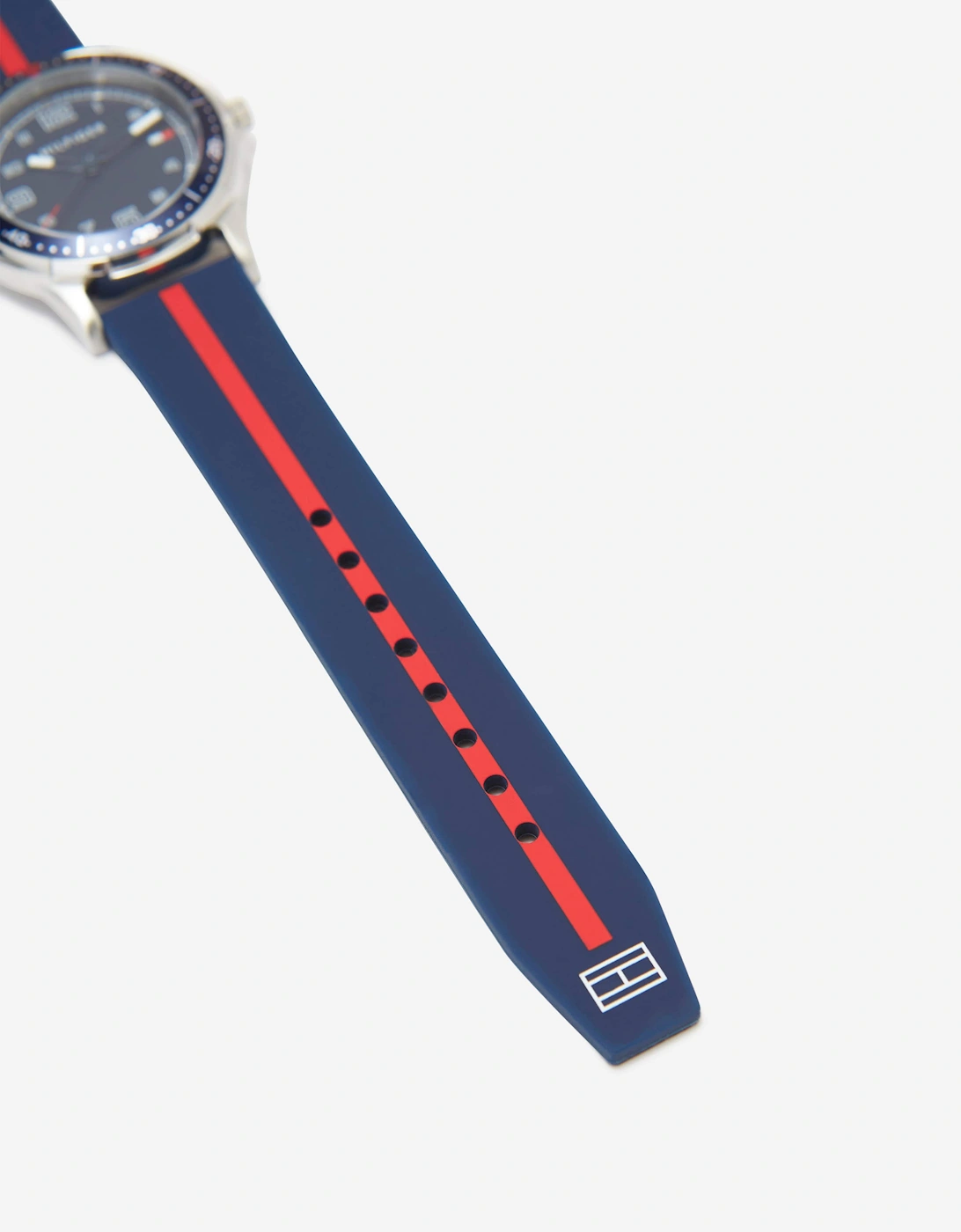 Boys Logo Strap Watch in Navy (34mm)
