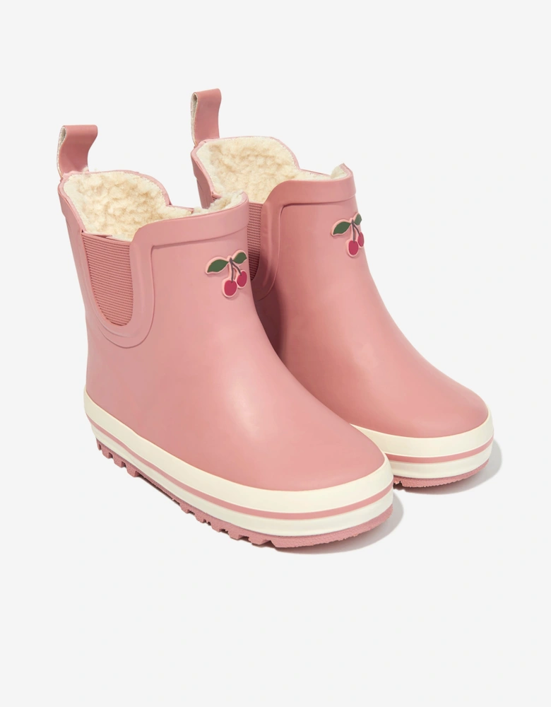 Konges Sløjd Girls Roi Rain Boots in Pink