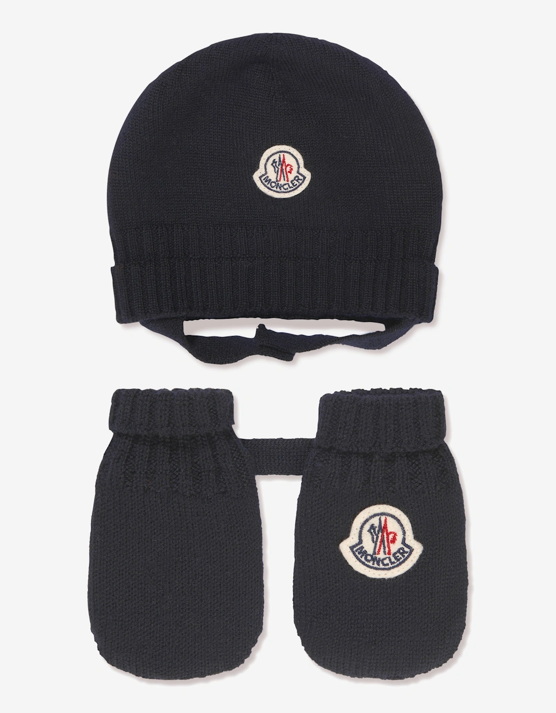 Enfant Baby Hat And Mittens Set in Navy, 5 of 4